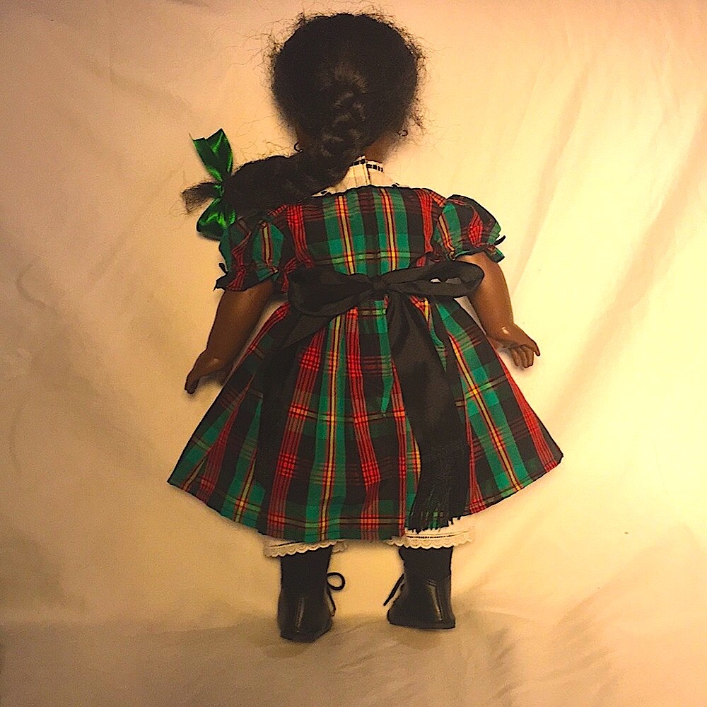 Pleasant Co Addy Walker
1995 Christmas Tartan Plaid dress & ribbon
-retired - Picture 2 of 5